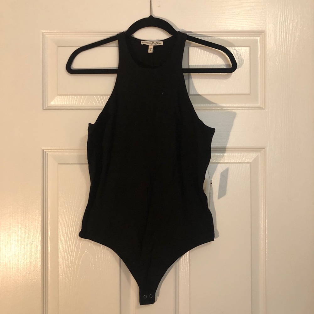 High Neck Thong Bodysuit